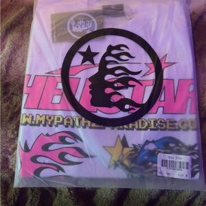 HELL STAR Pink Graphic Short Sleeve Tee - Men